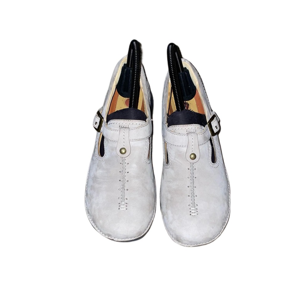 Clarks Un Structured Leather Loafers Size 6w - image 1